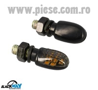 Set semnalizari LED tip "Blackway Bios Black" - E-Mark (omologate)
